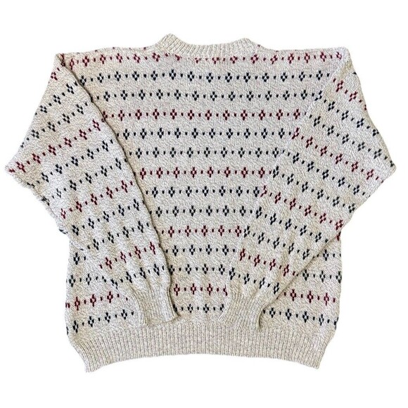 Vintage Fieldmaster Mens Y2K Fair Isle Nordic Winter Cabin Grandpa Sweater XLT - Picture 4 of 9